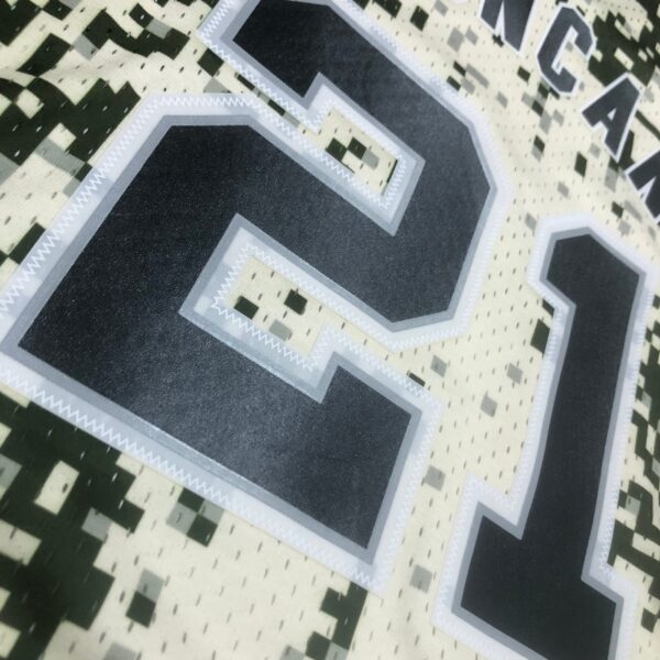 Camiseta Regata NBA San Antonio Spurs 21 Tim Duncan Mitchell & Ness 2013/14 - Imagem 11