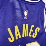 Camiseta Regata NBA Los Angeles Lakers Statement Edition Roxa 2025 Jordan - Imagem 6