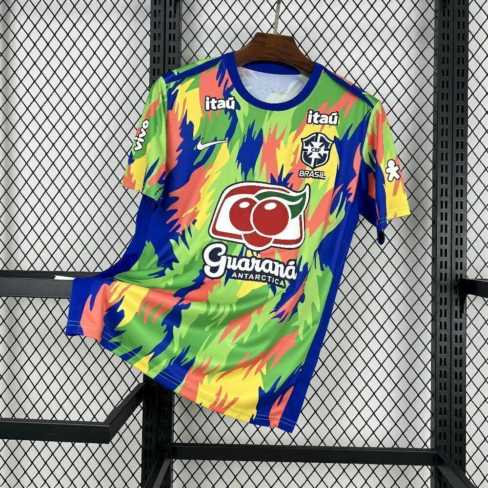 2025071213190675-da5cd4d19468aa349117527663287442-1024-1024 Camisa Brasil Seleção Brasileira Versão Torcedor Pré-Jogo 25/2026 Nike - Imagem 1