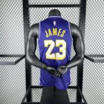 Camiseta Regata NBA Los Angeles Lakers Statement Edition Roxa 2025 Jordan - Imagem 8