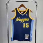 Camiseta Regata NBA Denver Nuggets 15 Carmelo Anthony Mitchell & Ness Azul 2006/07