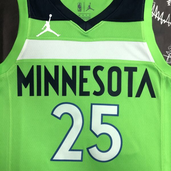 Camiseta Regata NBA Minnesota Timberwolves Statement 2020 Verde Jordan - Imagem 3