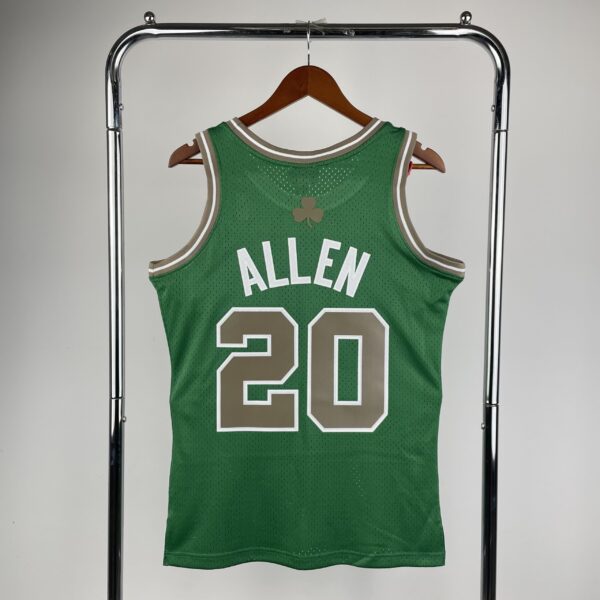 Camiseta Regata NBA Boston Celtics Ray 20 Allen Mitchell & Ness Verde 2007/08 - Imagem 11