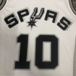 Camiseta Regata NBA San Antonio Spurs 10 Dennis Rodman Mitchell & Ness Branca 1993/94 - Imagem 2