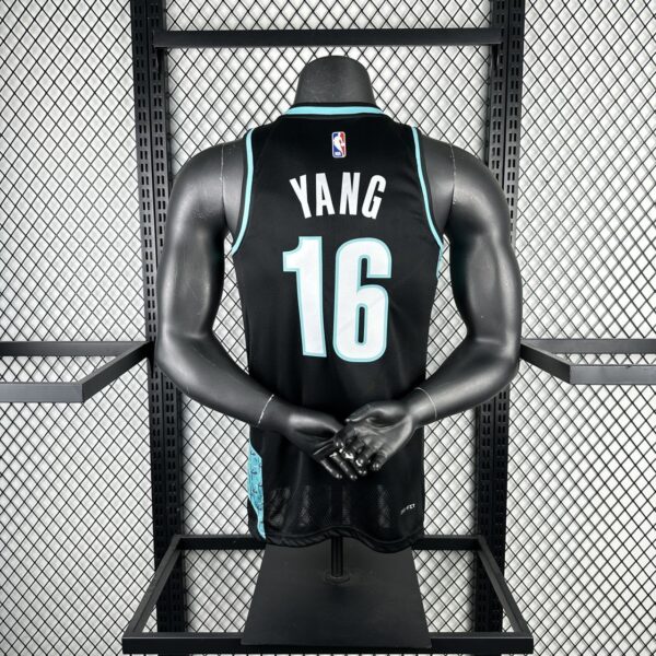 Camiseta Regata Basquete NBA Portland Trail Blazers City Edition 2025 Preta Nike - Imagem 6