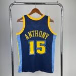 Camiseta Regata NBA Denver Nuggets 15 Carmelo Anthony Mitchell & Ness Azul 2006/07 - Imagem 11