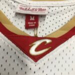 Camiseta Regata NBA Cleveland Cavaliers 23 Lebron James Mitchell & Ness Branca 2003/04 - Imagem 7