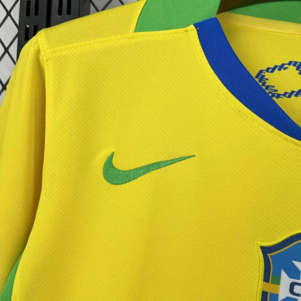 Camisa Brasil Seleção Brasileira Home Versão Torcedor Masculina Amarela 25/2026 Nike - Imagem 2
