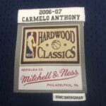 Camiseta Regata NBA Denver Nuggets 15 Carmelo Anthony Mitchell & Ness Azul 2006/07 - Imagem 10