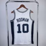 Camiseta Regata NBA San Antonio Spurs 10 Dennis Rodman Mitchell & Ness Branca 1993/94 - Imagem 11