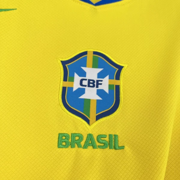 Camisa Brasil Seleção Brasileira Home Versão Torcedor Masculina Amarela 25/2026 Nike - Imagem 3