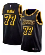 Camiseta Regata Basquete NBA Los Angeles Lakers Preta Mamba Negra - Black Mamba - Edição Especial Nike - Imagem 24