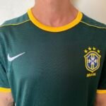 Camisa Retrô Clássica Seleção Brasileira Brasil – Nike Masculina – Goleiro – 1998 - Imagem 2