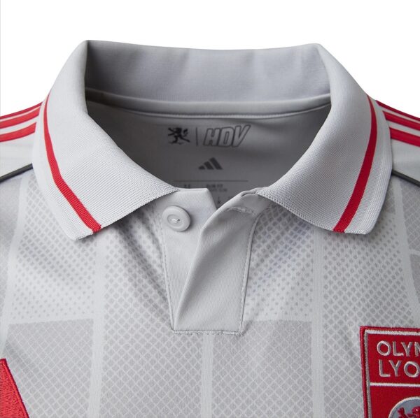 Camisa Olympique Lyonnais Third Versão Torcedor 2025/26 Branca Adidas - Imagem 2