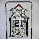 Camiseta Regata NBA San Antonio Spurs 21 Tim Duncan Mitchell & Ness 2013/14 - Imagem 9