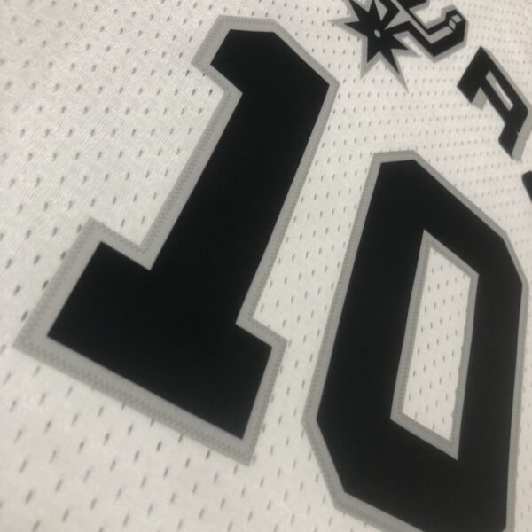 Camiseta Regata NBA San Antonio Spurs 10 Dennis Rodman Mitchell & Ness Branca 1993/94 - Imagem 3