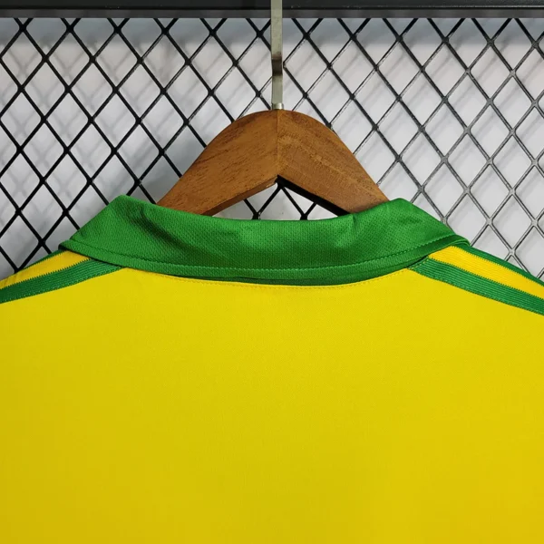 Camisa Retrô Clássica Seleção Brasileira Home - Brasil Amarela – 1979/80 Adidas - Imagem 9