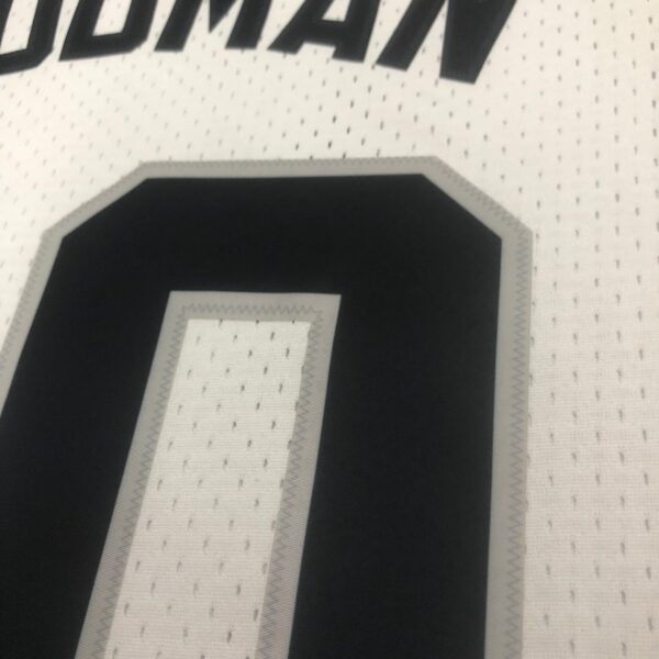 Camiseta Regata NBA San Antonio Spurs 10 Dennis Rodman Mitchell & Ness Branca 1993/94 - Imagem 14