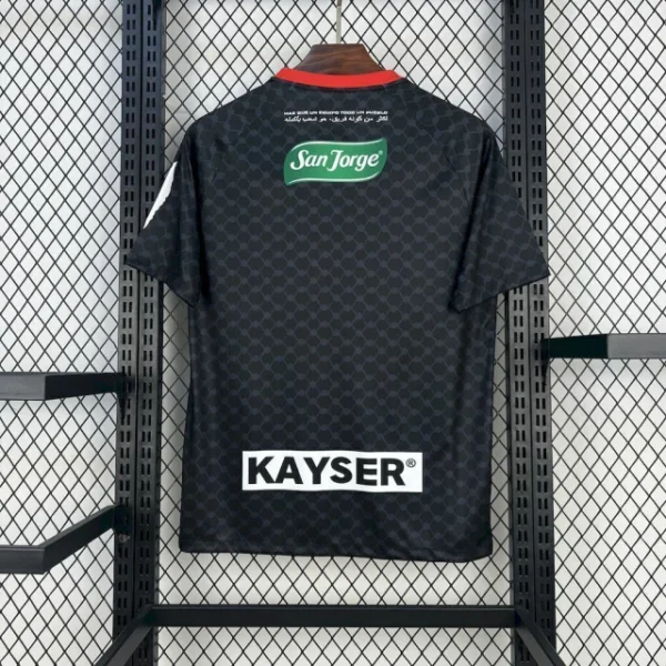 Camisa Palestino Away Versão Torcedor 2025/2026 Preta - Imagem 6