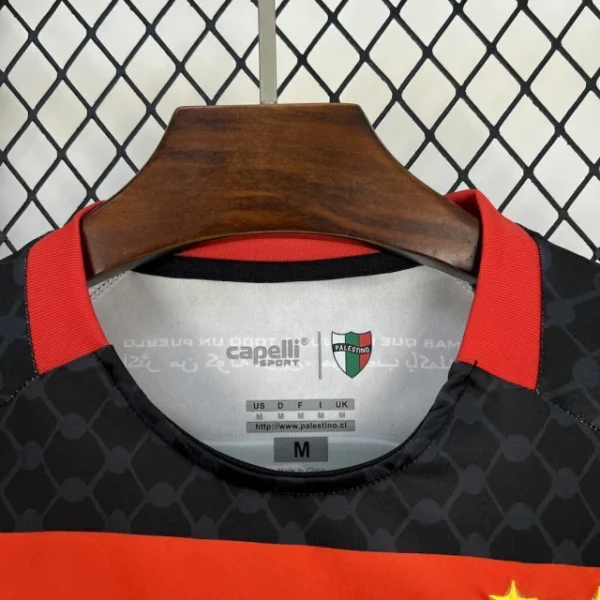 Camisa Palestino Away Versão Torcedor 2025/2026 Preta - Imagem 3