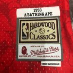Camiseta Regata NBA Miami Heat BAPE Mitchell & Ness Vermelha 1993 - Imagem 10