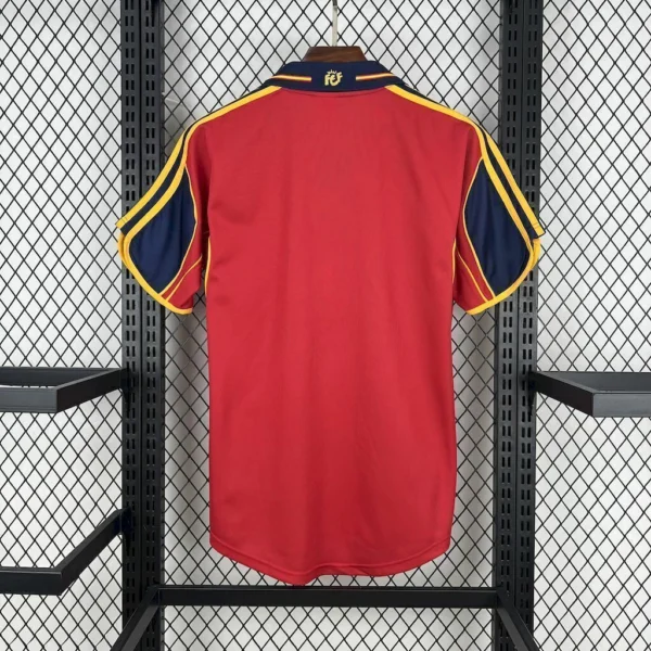 Camisa Retrô Clássica Seleção Espanha Home 2000 Vermelha Adidas - Imagem 4