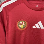 Camisa Seleção Hungria Home Versão Torcedor Copa Do Mundo 2026 Vermelho Adidas - Imagem 7
