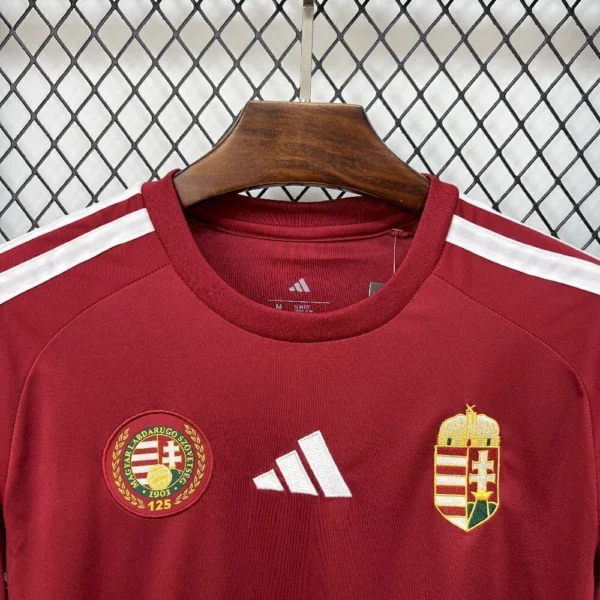 Camisa Seleção Hungria Home Versão Torcedor Copa Do Mundo 2026 Vermelho Adidas - Imagem 4