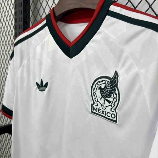 Camisa Seleção México Away Versão Torcedor Copa Do Mundo 2026 Branco Adidas - Imagem 4