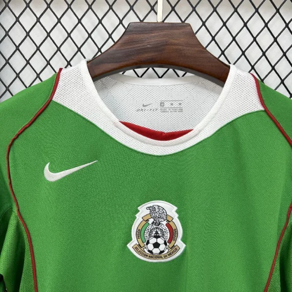 Camisa Retrô Clássica Seleção México Home 2004 Nike Total 90 - Imagem 6