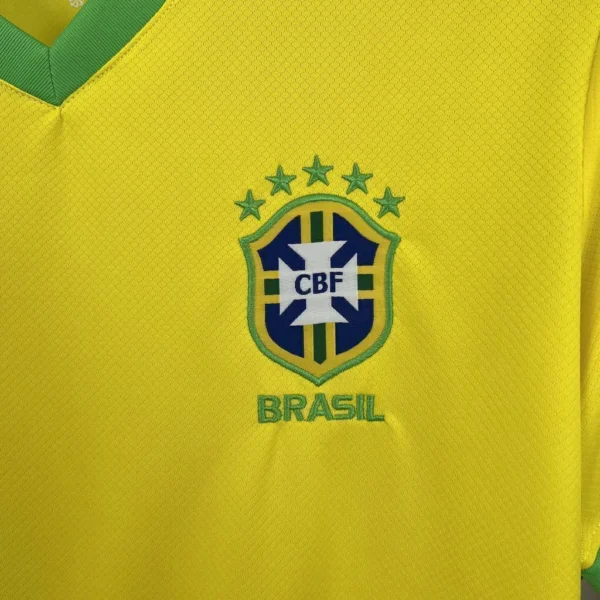 Camisa Brasil Seleção Brasileira Concept Home Versão Torcedor Masculina Amarela 25/2026 Jordan - Imagem 4