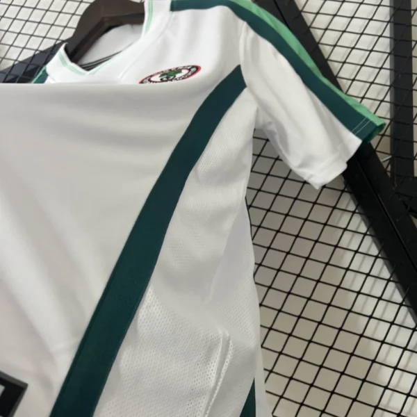 Camisa Retrô Clássica Seleção Nigéria Away 1998 Branca Nike - Imagem 3