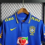 Camisa Brasil Seleção Brasileira Versão Torcedor Viagem 2017/2018 Azul Nike - Imagem 3
