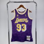 Camiseta Regata NBA Los Angeles Lakers BAPE Mitchell & Ness Roxo 1993