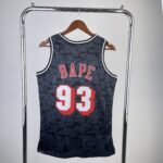 Camiseta Regata NBA Miami Heat BAPE Mitchell & Ness Preta 1993 - Imagem 2