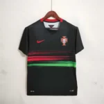 Camisa Retrô Clássica Seleção Portugal Away 2015 Preta Nike