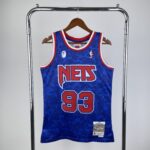Camiseta Regata NBA Brooklyn Nets BAPE Mitchell & Ness Azul 1993