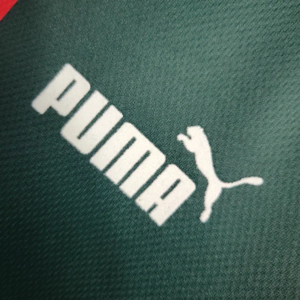 Camisa Retrô Clássica Seleção Marrocos Away 1998 Verde Puma - Imagem 4