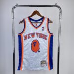 Camiseta Regata NBA New York Knicks BAPE Mitchell & Ness Branca 1998/99