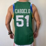Camiseta Regata Basquete Brasil Olimpíadas Caboclo 51 2024 Paris Verde 2024-2025 Nike - Imagem 3