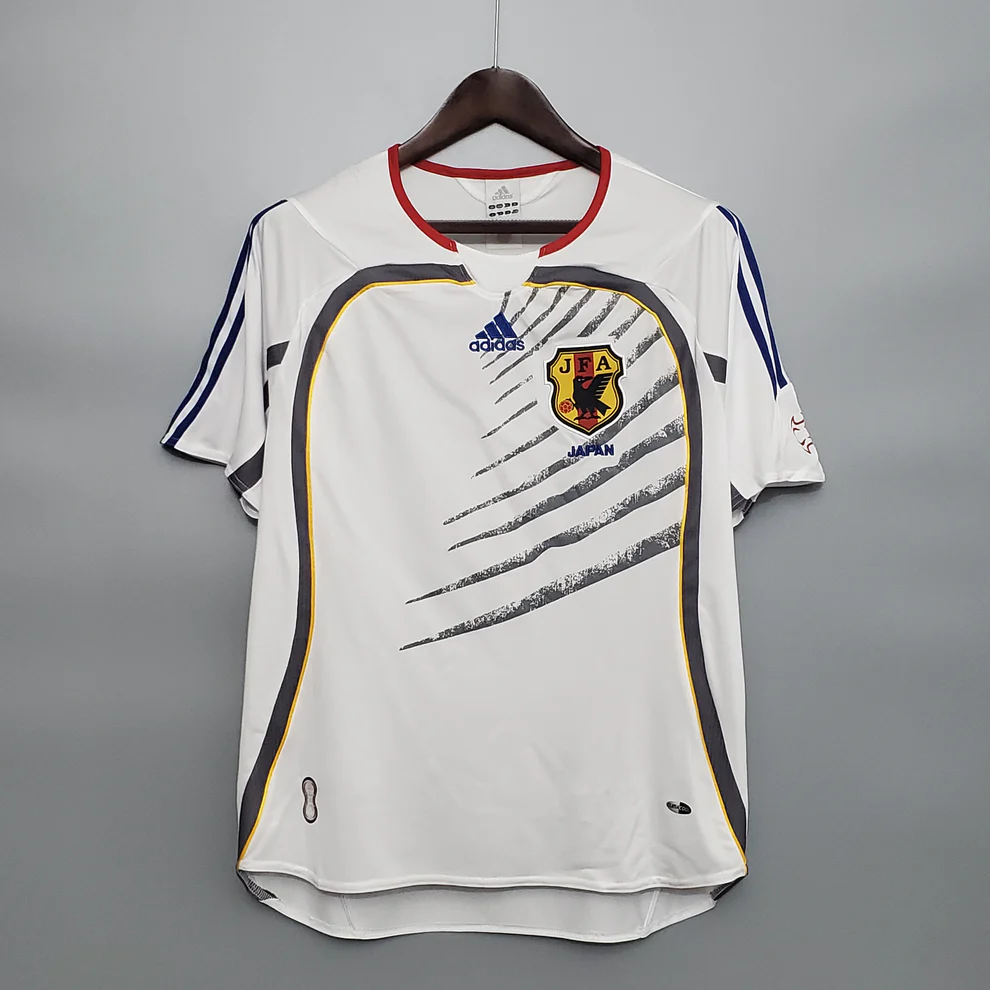 a11c3c88 Camisa Retrô Clássica Seleção Japão Away 2006 Branca Adidas - Imagem 1