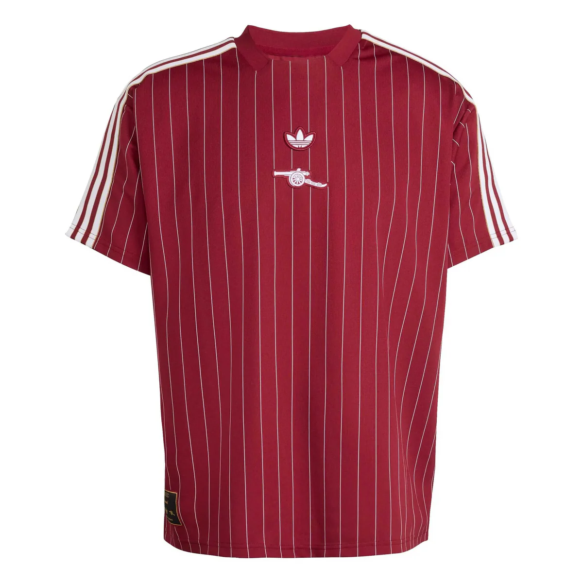 adidas2025-26ArsenalMen_sIconSoc Camisa Arsenal Terrace Icons Unissex 2025 Vermelha Adidas - Imagem 1