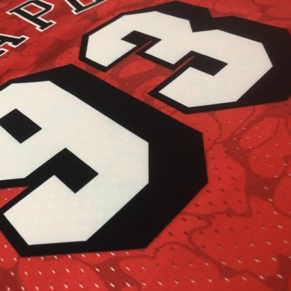 Camiseta Regata NBA Miami Heat BAPE Mitchell & Ness Vermelha 1993 - Imagem 17