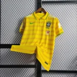 Camisa Brasil Seleção Brasileira Versão Torcedor Viagem 2022/23 Amarelo Nike
