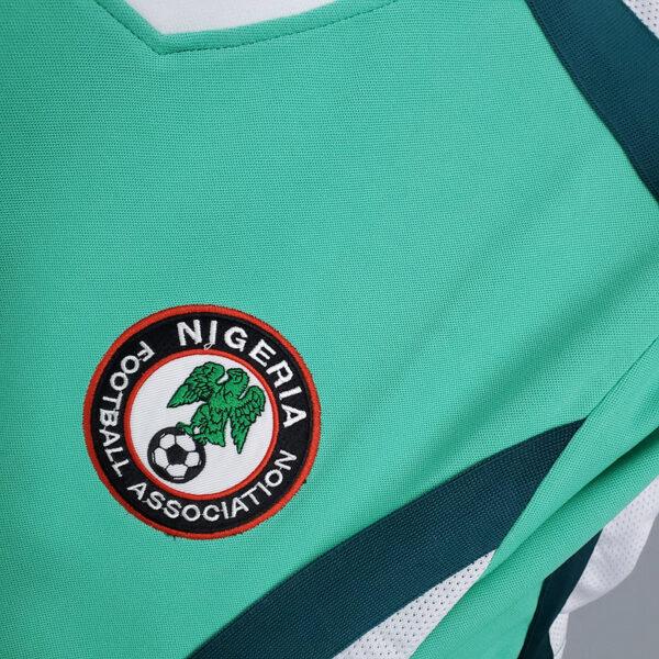 Camisa Retrô Clássica Seleção Nigéria Home 1998 Verde Nike - Imagem 5