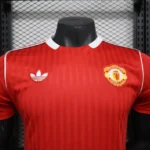 Camisa Manchester United Terrace Icons Unissex 2025 Velmelha Adidas - Imagem 2