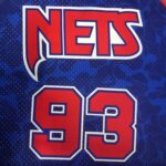 Camiseta Regata NBA Brooklyn Nets BAPE Mitchell & Ness Azul 1993 - Imagem 2