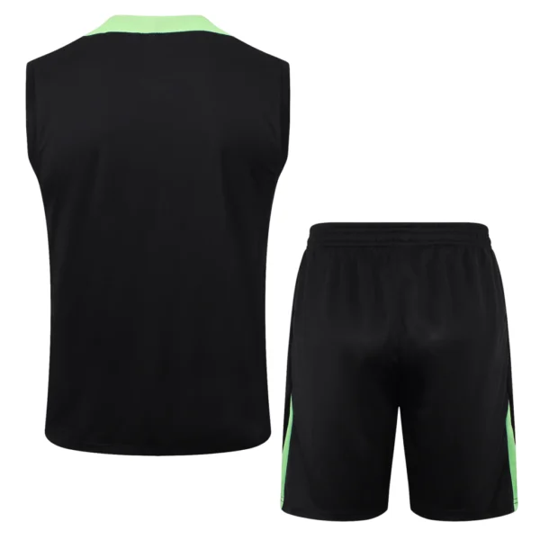 Conjunto Regata e Calção Treino Brasil Torcedor 2025 Preta Nike - Imagem 5