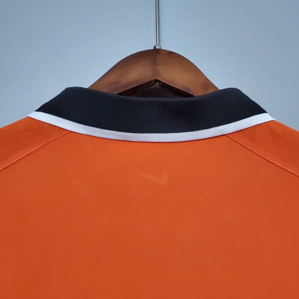 Camisa Retrô Clássica Seleção Holanda Home 1998 Laranja Nike - Imagem 5