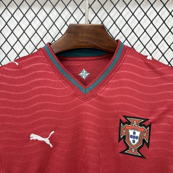 Camisa Seleção Portugal Home Versão Torcedor Copa Do Mundo 2026 Puma Vermelha - Imagem 4